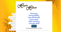 Desktop Screenshot of hagenhalsan.se